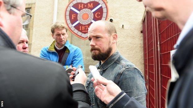 Jamie Hamill leaves Hearts