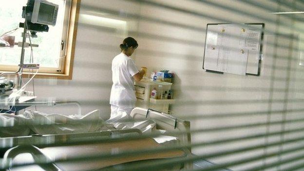 Hospital room. Pic: SPL