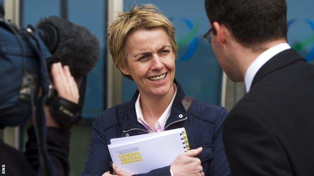 New Hibernian chief executive Leeann Dempster