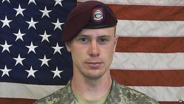 An undated image of US Army Sgt Bowe Bergdahl