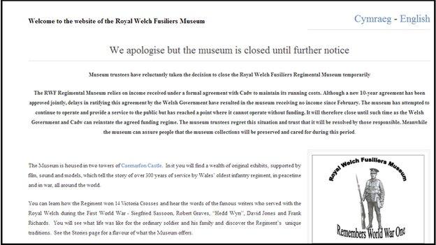 Statement on RWF Museum