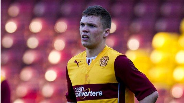 Motherwell forward Craig Moore