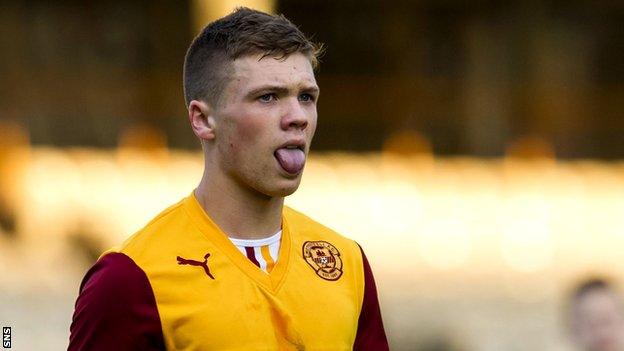 Motherwell forward Craig Moore