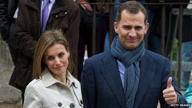 Prince Felipe and Princess Letizia of Spain