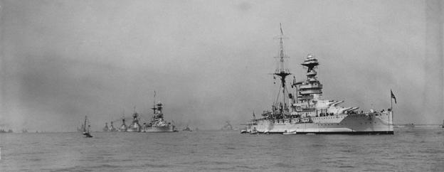 The Dreadnought battleship HMS Queen Elizabeth in 1935