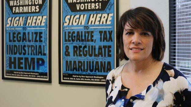 Alison Holcomb led the campaign for cannabis to be legalised in Washington