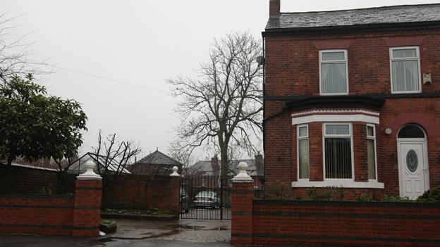 The house in Salford where the deaf woman was kept prisoner