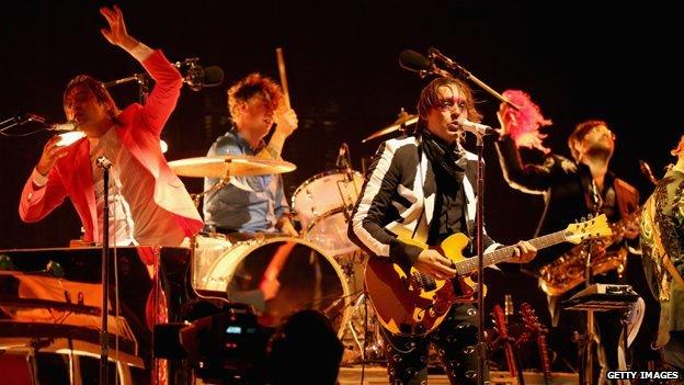 Arcade Fire on stage