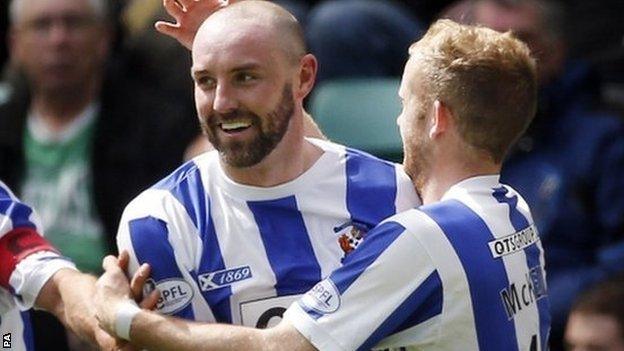 Kilmarnock's Kris Boyd celebrates