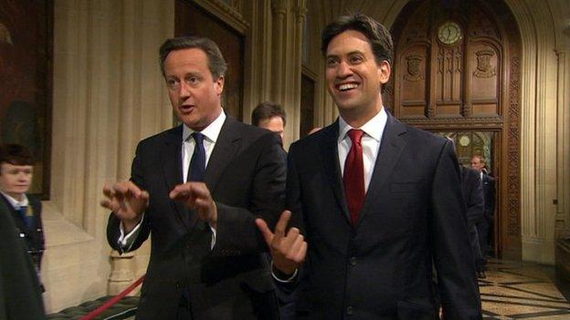 David Cameron and Ed Miliband