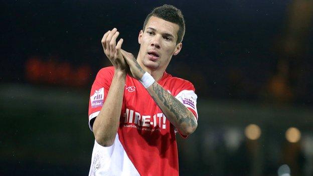 Kidderminster Harriers winger Marvin Johnson