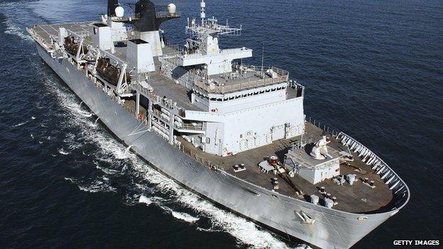 HMS Bulwark (library photograph)