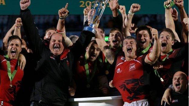 London Welsh celebrate