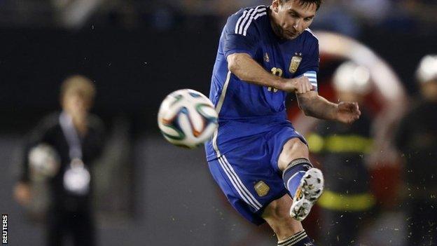 Argentina's Lionel Messi