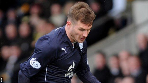 Dundee defender Willie Dyer