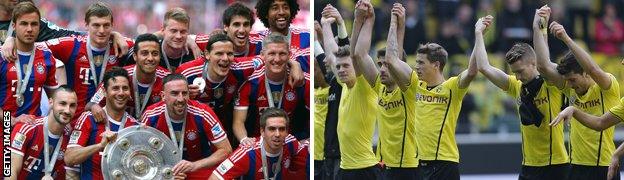 Bayern and Dortmund