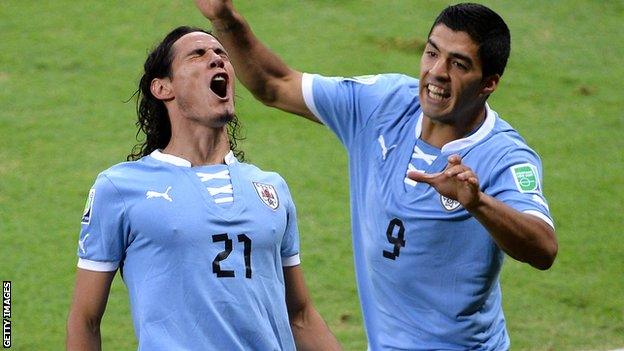 Cavani and Suarez