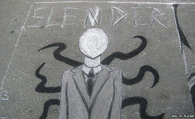 Slenderman graffiti