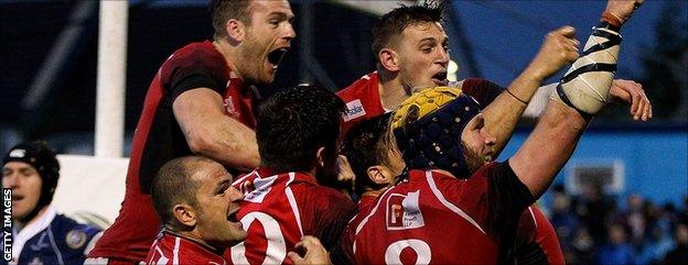 London Welsh celebrate