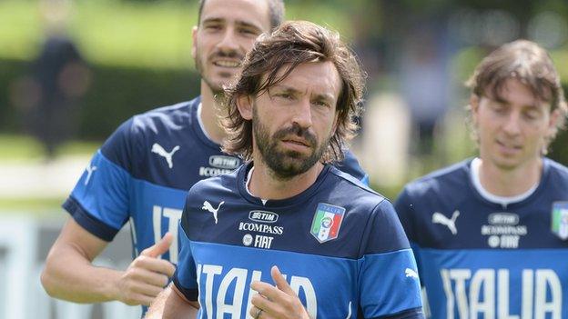 Andrea Pirlo of Italy