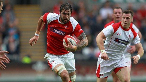 Josh Turnbull in Probables v Possibles match