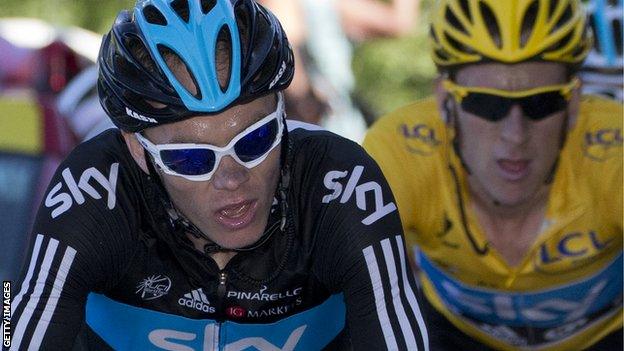 Chris Froome and Sir Bradley Wiggins