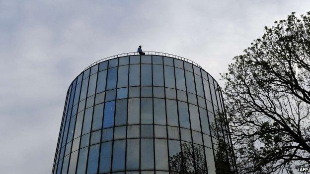 The Geo TV building in Islamabad (April 2014)