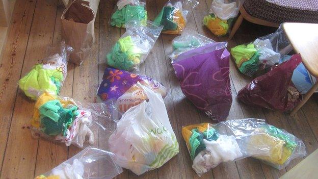 Bags of knitting