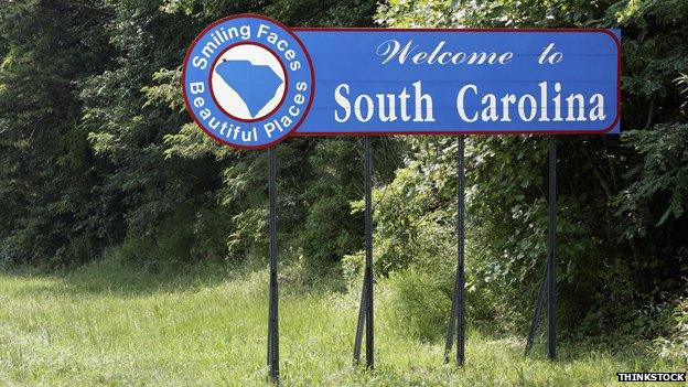 South Carolina sign