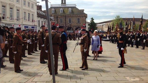 The Royal Regiment of Fusiliers in Warwick