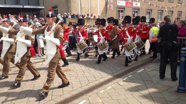 The Royal Regiment of Fusiliers in Warwick