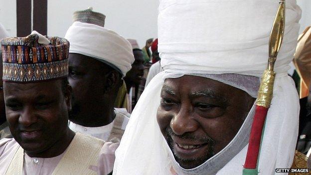 The Emir of Kano, Ado Bayero, pictured in 2006