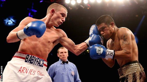 Boxer Paul Butler in action