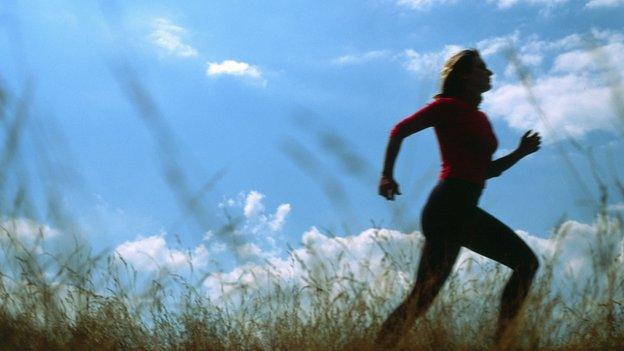 Woman running