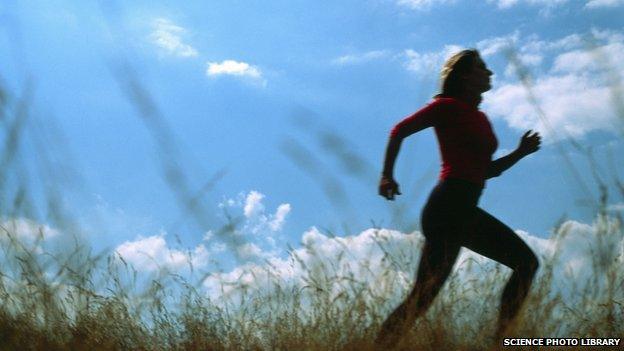 Woman running