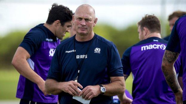 Scotland head coach Vern Cotter