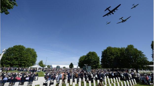 D-Day fly past