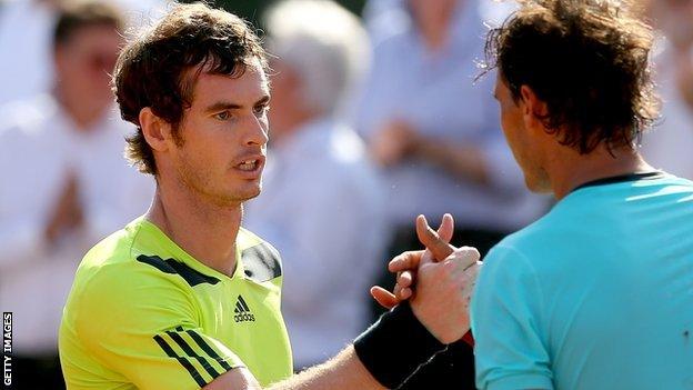 Andy Murray and Rafael Nadal