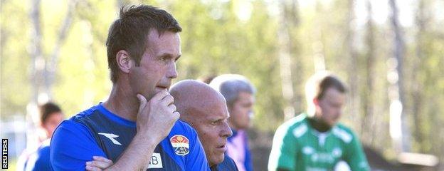 Ronny Deila while with Stromsgodset