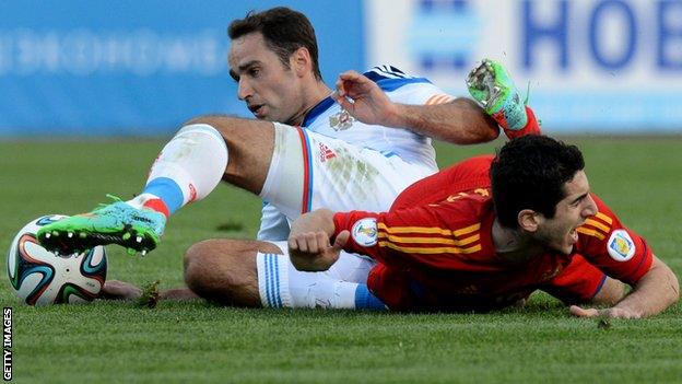 Russia captain Roman Shirokov