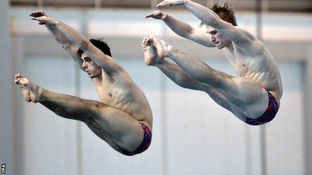 Britain's Chris Mears and Jack Laugher