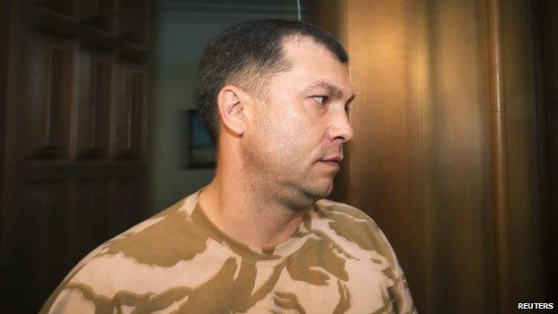 Insurgency leader Valery Bolotov, 7 June