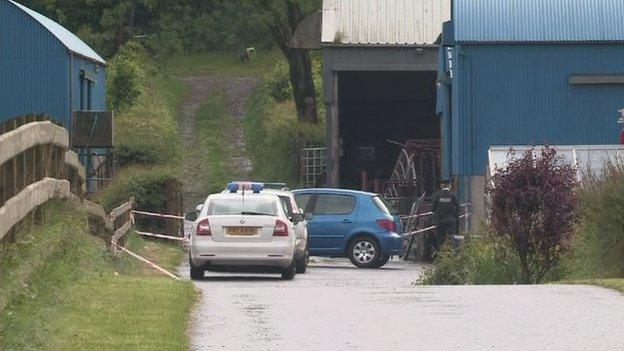 Emergency services at farm