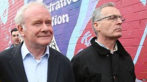 Martin McGuinness and Gerry Kelly