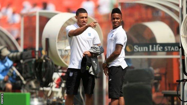 Alex Oxlade-Chamberlain and Raheem Sterling