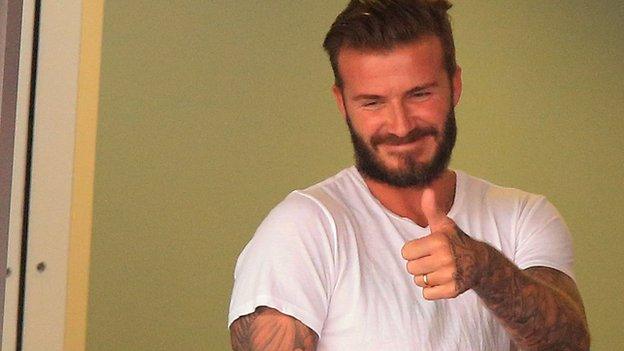 Former England captain David Beckham