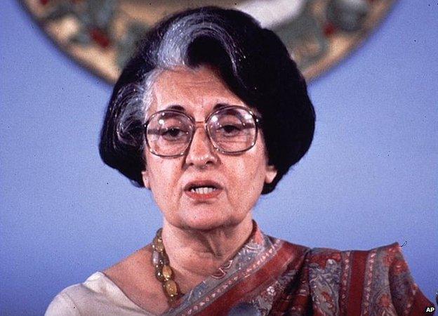 Indira Gandhi, former Prime Minister of India