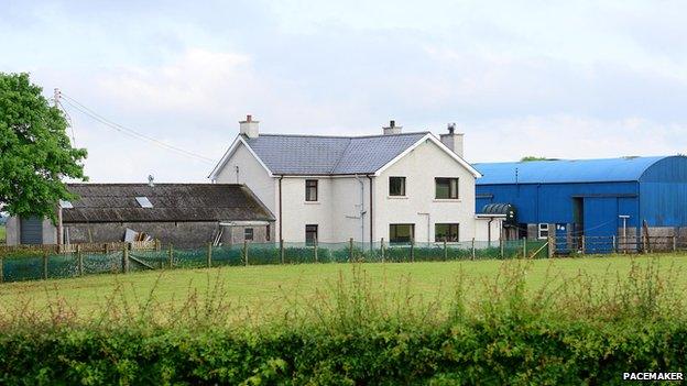 Farm where accident happened