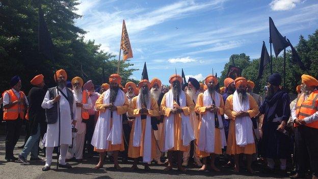 Golden Temple anniversary march