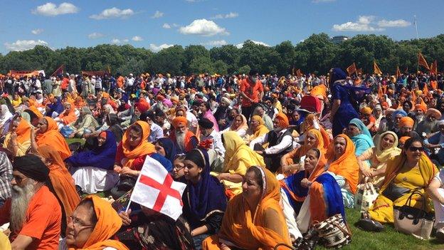 Golden Temple anniversary march